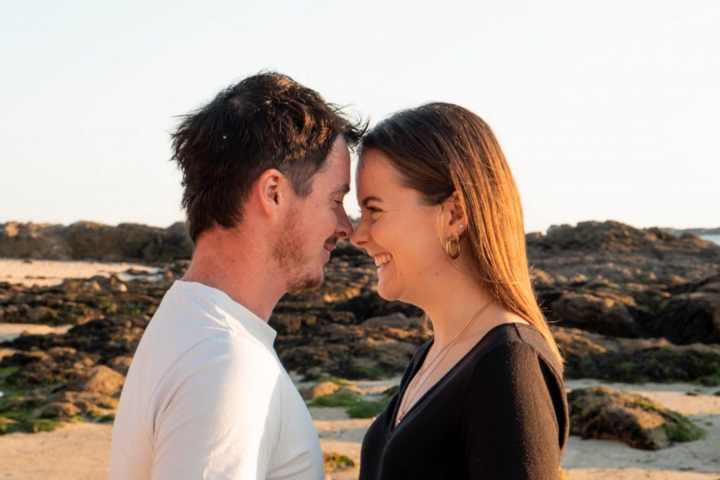 Shooting photo couple bretagne morbihan finistère