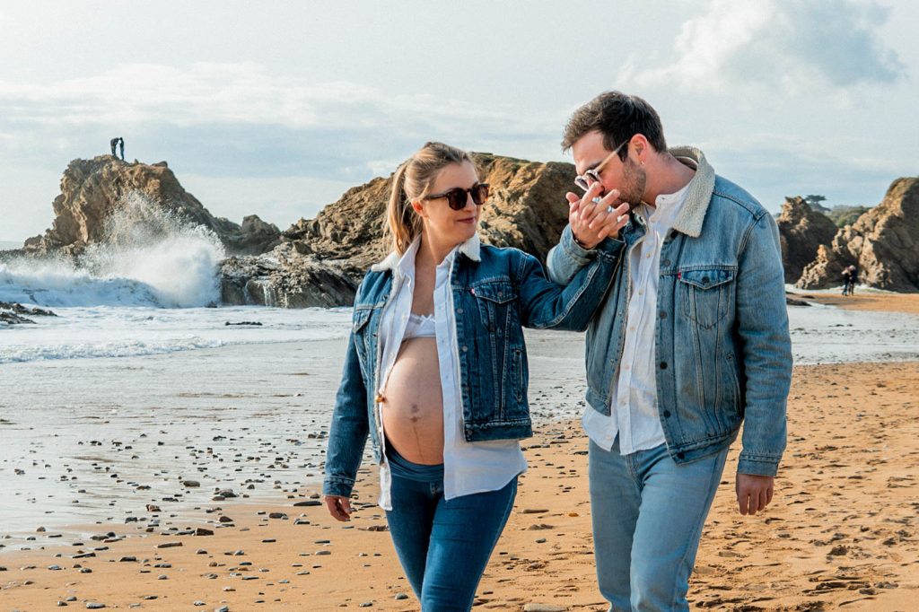 photographe grossesse bretagne morbihan finistère