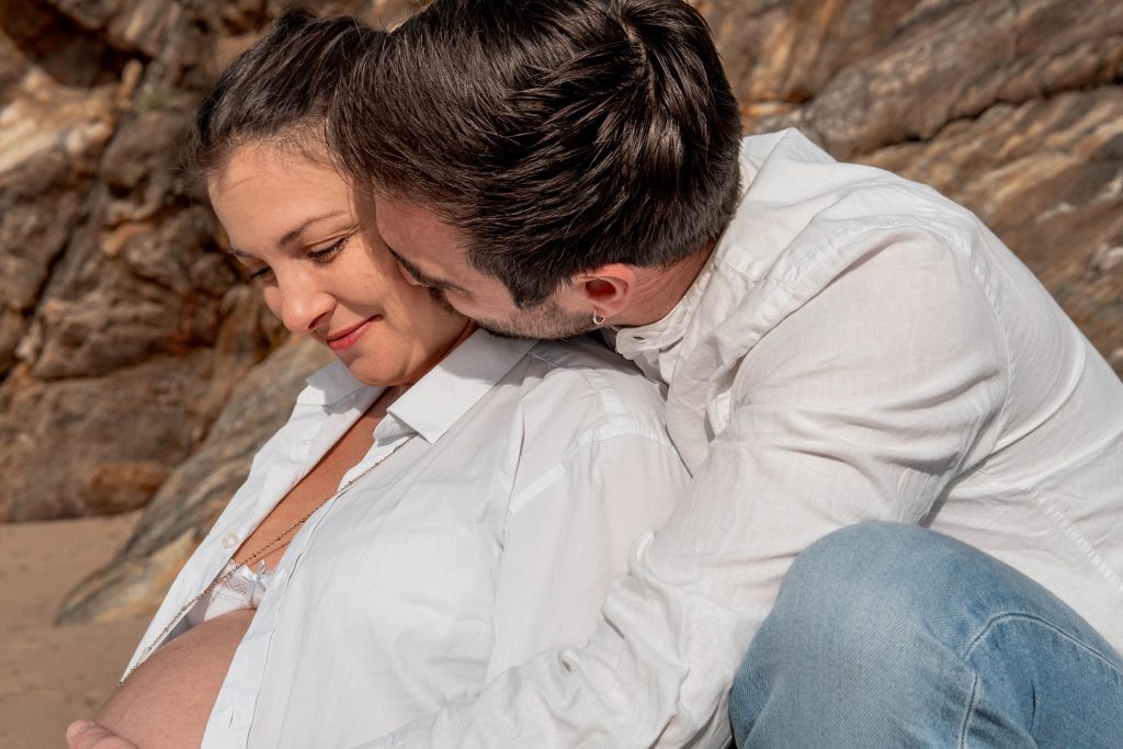 photographe grossesse bretagne morbihan finistère